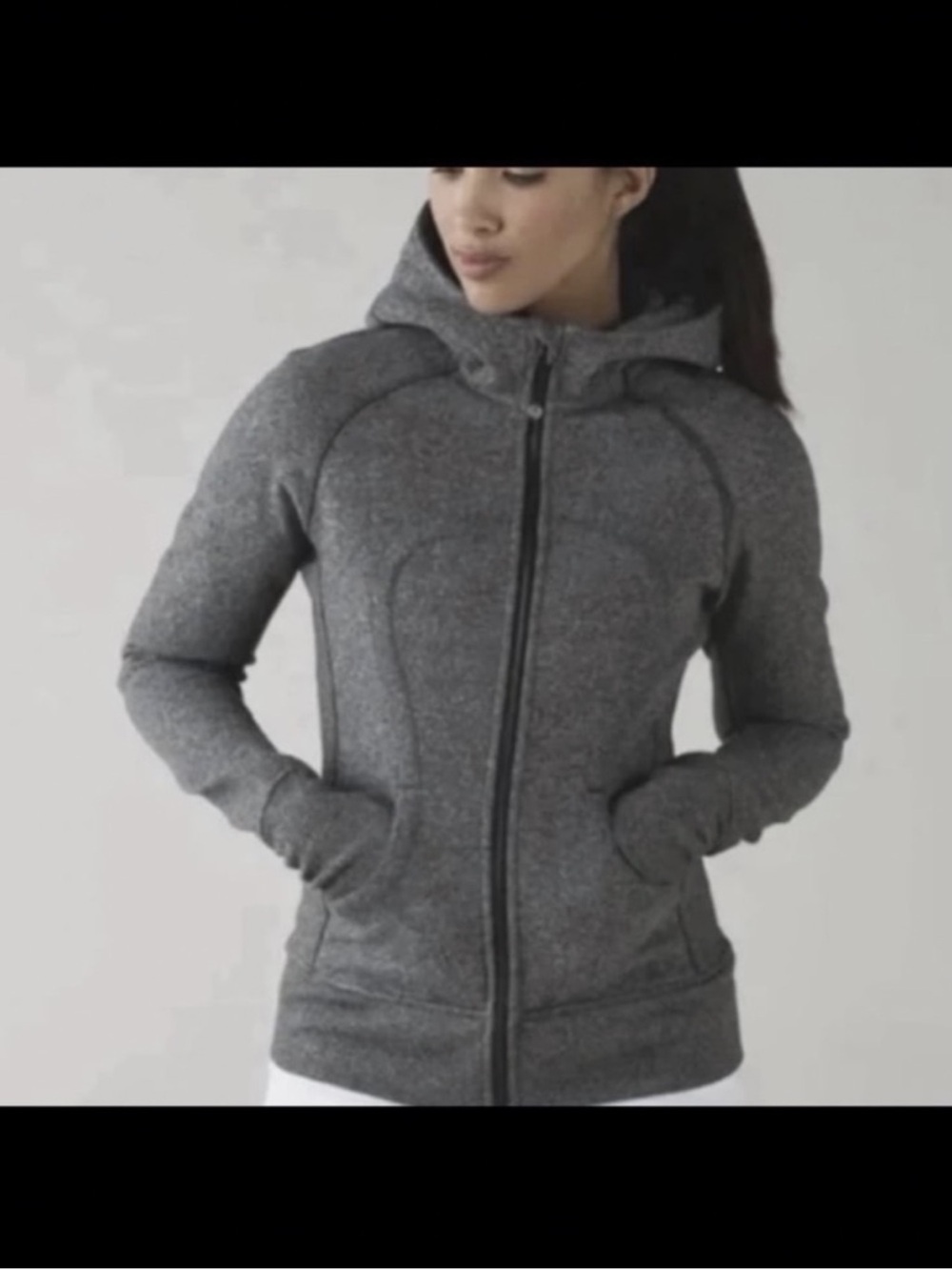 lululemon athletica Gray Full-Zip Hoodie